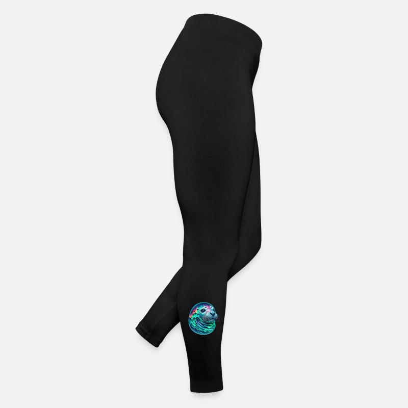 Aurora Borealis Siegel Frauen Jersey Leggings