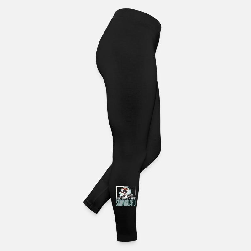Leidenschaft Snowboard Frauen Jersey Leggings