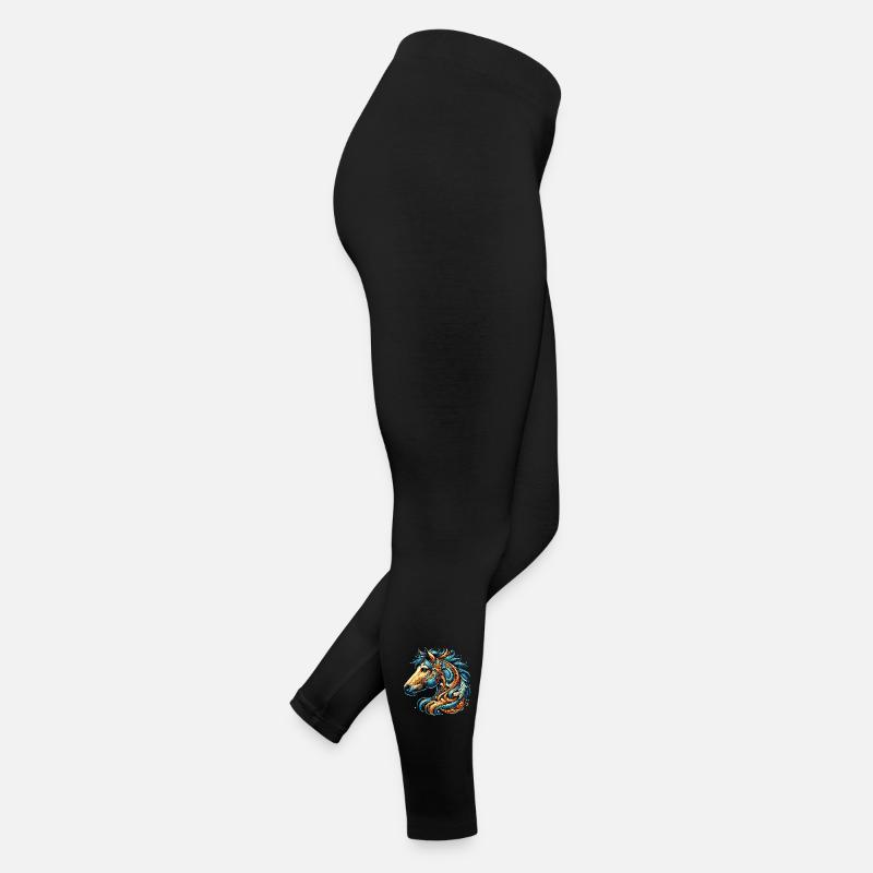 Pferd Frauen Jersey Leggings