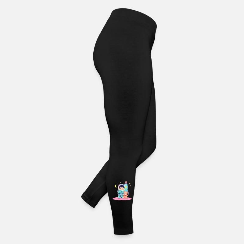 Astronaut mit Teddybär Frauen Jersey Leggings