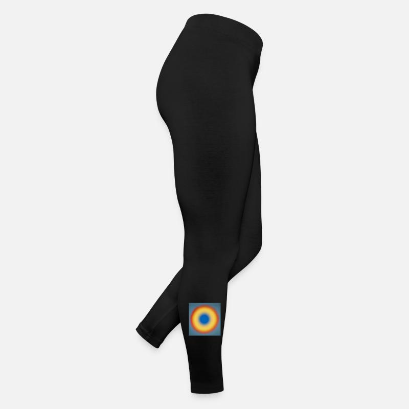 Blue circle_001 Women’s Jersey Leggings
