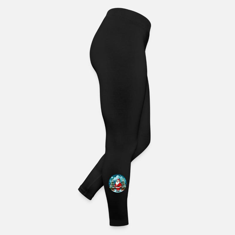 Süsser Weihnachtsmann Frauen Jersey Leggings