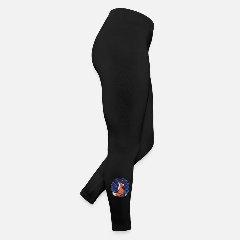 Fuchs und Sterne Frauen Jersey Leggings