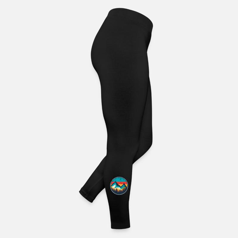 Coucher de soleil de la montagne Aurora Ridge Legging en jersey Femme