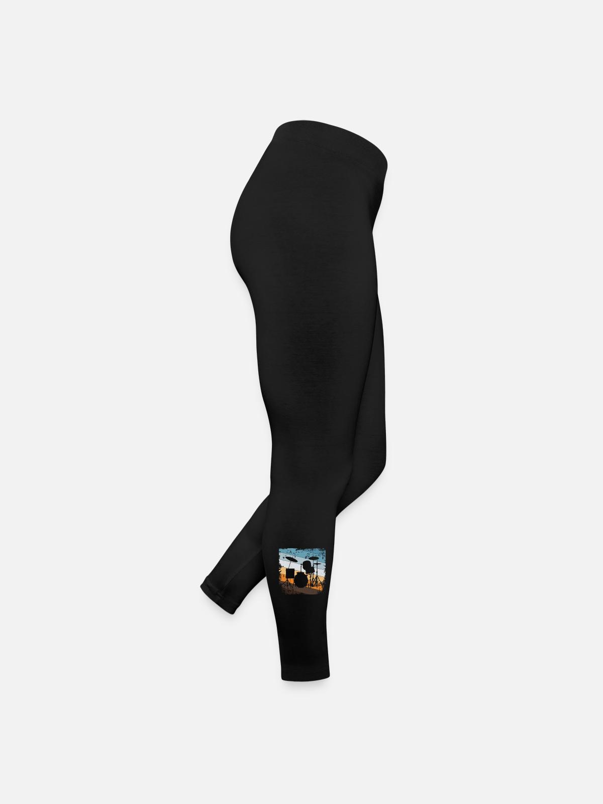 Drummers - Women’s Jersey Leggings - black - Right