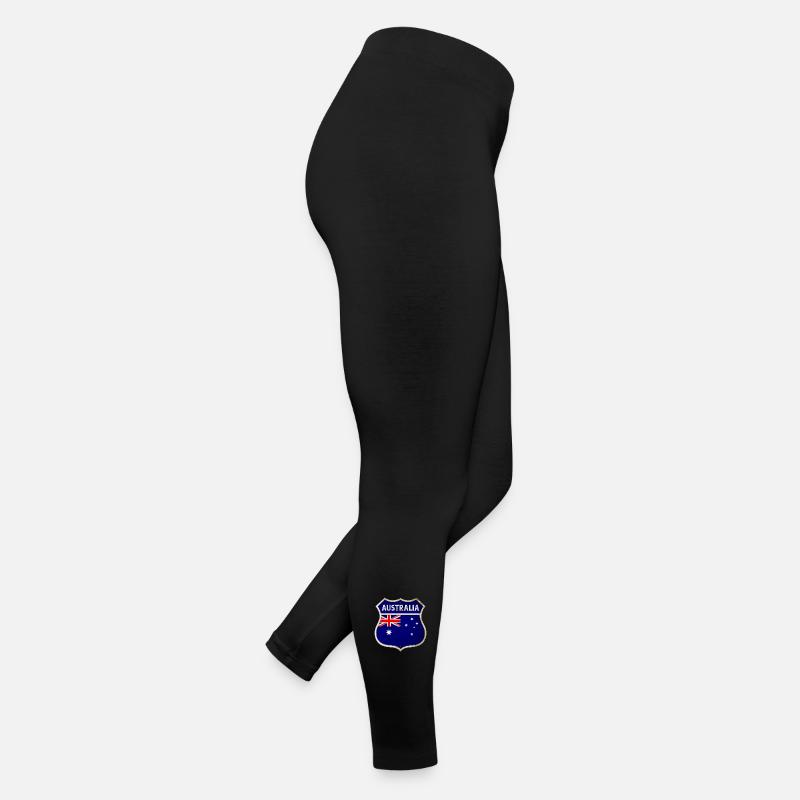 Australia Coat of Arms Flags Design Women’s Jersey Leggings