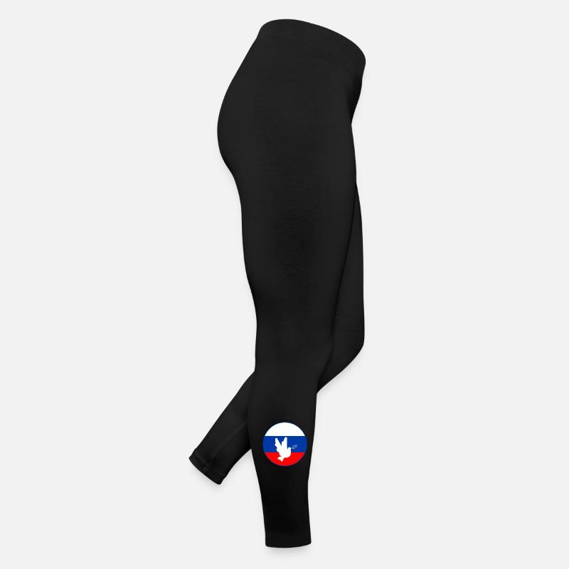 Russia Flag Dove Women’s Jersey Leggings