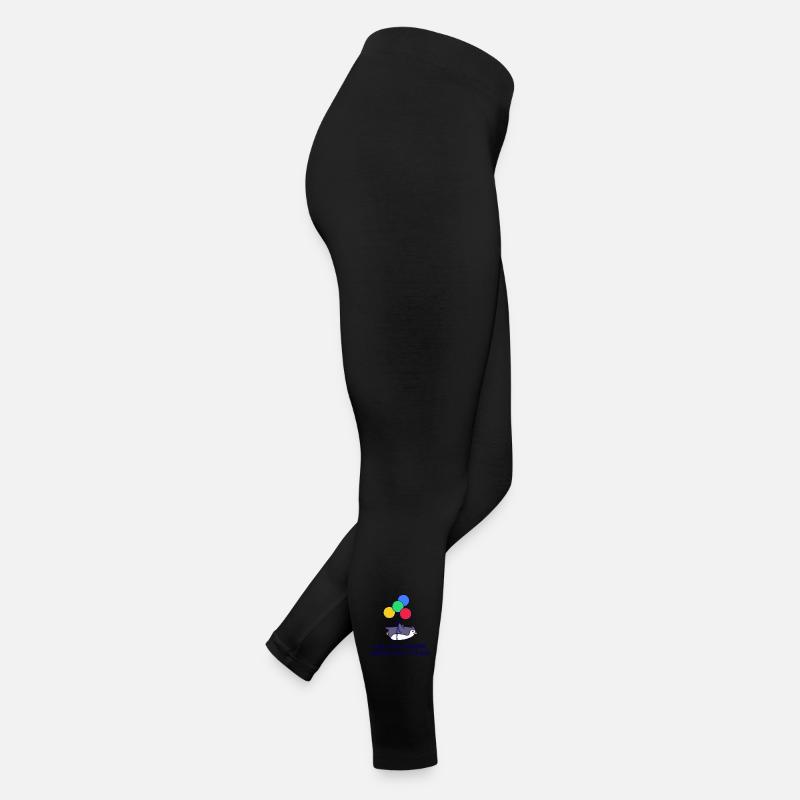 Luftballon Tier Vogel Pinguin Humorvoll Statement Frauen Jersey Leggings