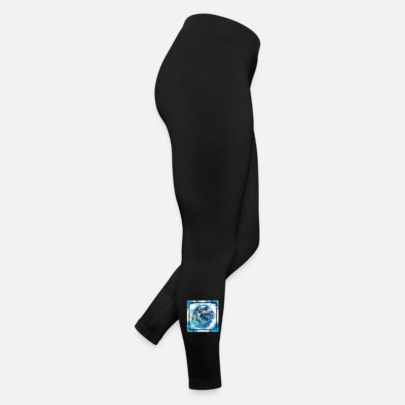 Der blaue Rabe, Tier Geschenke Frauen Jersey Leggings