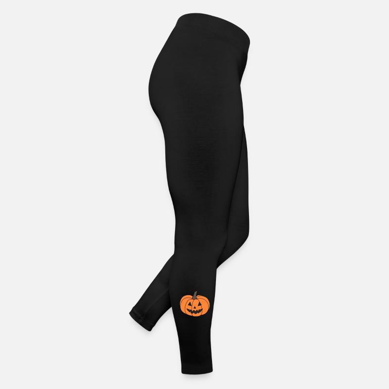 Pumpkin Jack-o'-lantern Women’s Jersey Leggings