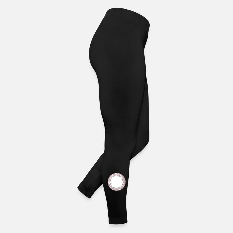 Nostalgia cake tip label in dusky pink Women’s Jersey Leggings