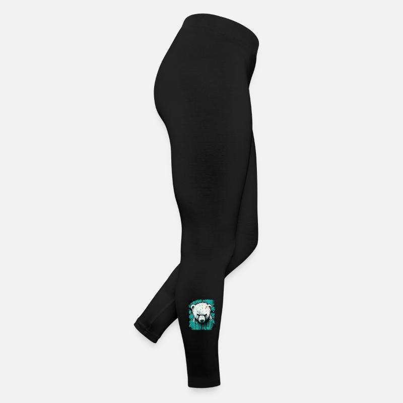 Wütender Eisbär Frauen Jersey Leggings