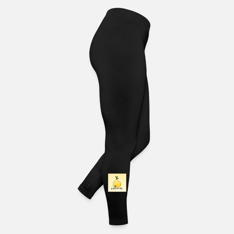 Zitrone Frauen Jersey Leggings