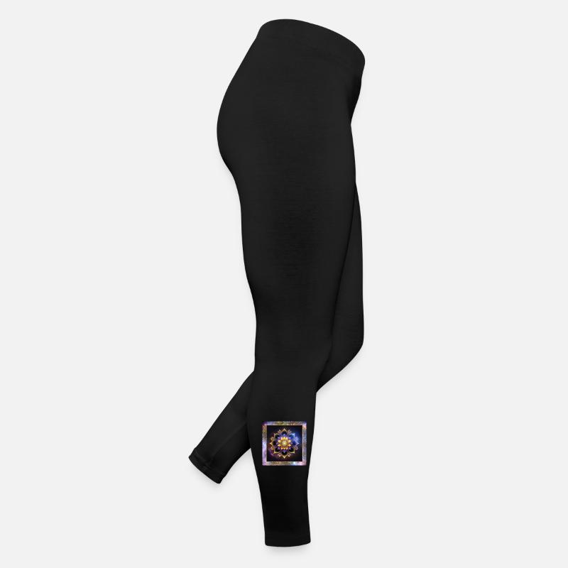 Fleur de lotus de mandala Legging en jersey Femme