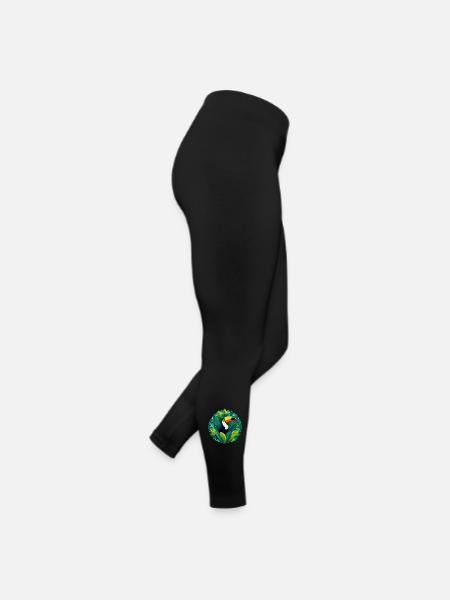 Toucan - Women’s Jersey Leggings - black - Right