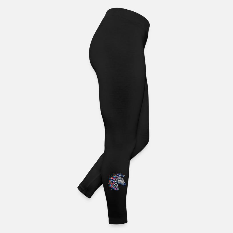 Zebra Frauen Jersey Leggings