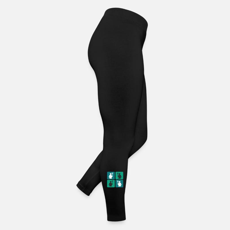 Design de crosse Legging en jersey Femme