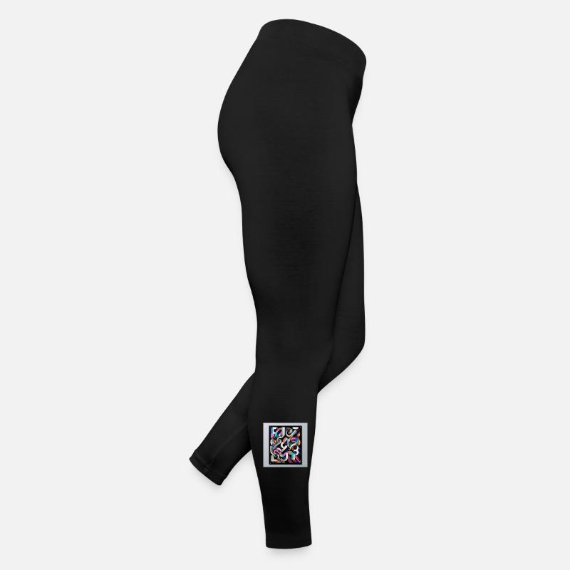 Experimentelle Typografie Frauen Jersey Leggings