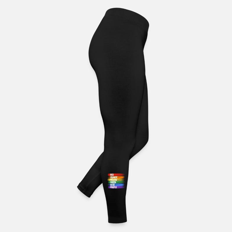 Rainbow Colors Stripe Art Women’s Jersey Leggings