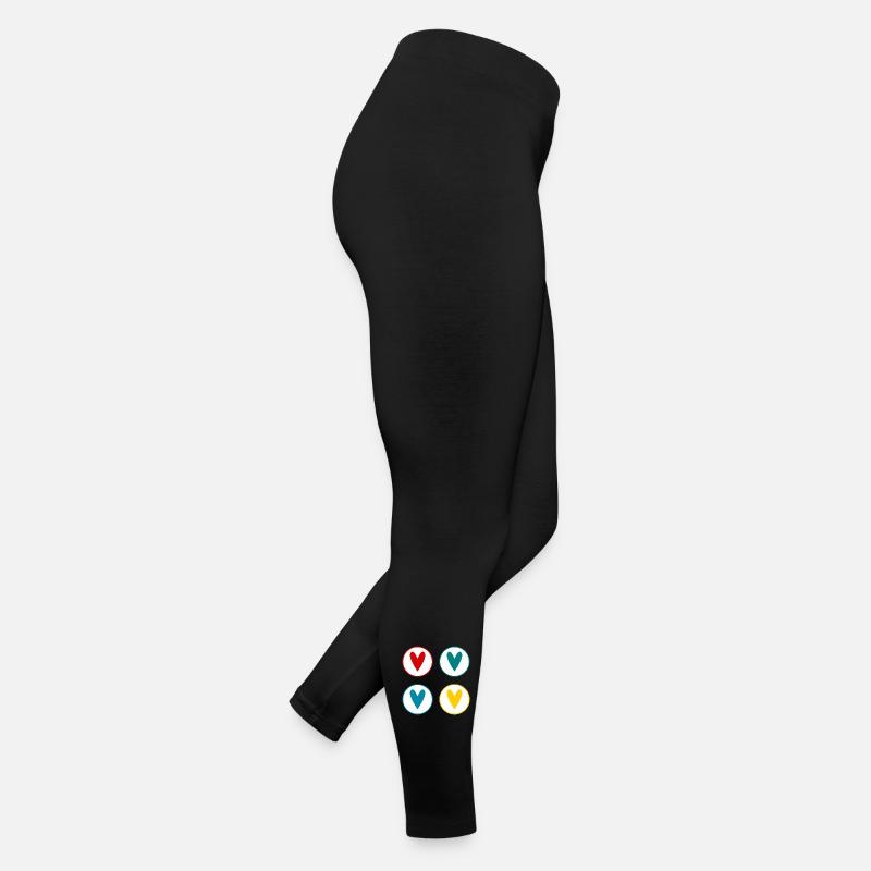 HERZ. HERZ. HERZ. VATERTAG. VALENTINSTAG Frauen Jersey Leggings