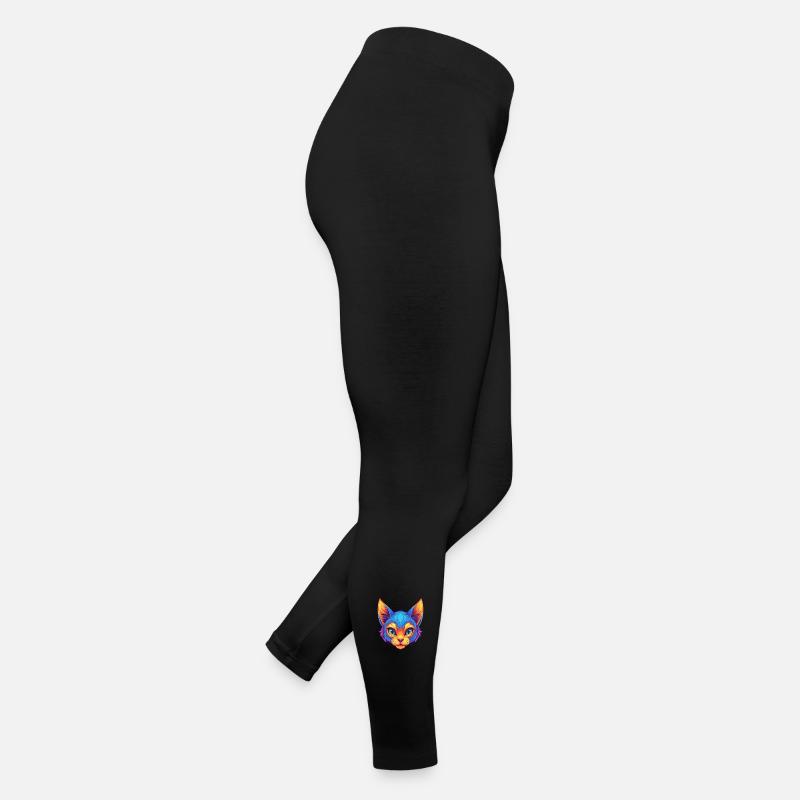 Chat Pixie Bob Race de chat Dessin animé Kawaii Animal de compagnie Legging en jersey Femme