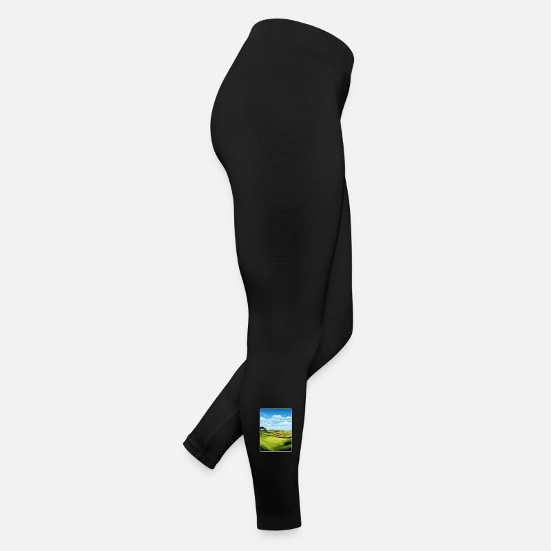Bandon Dunes Golf Resort Affiche de voyage souvenir Legging en jersey Femme