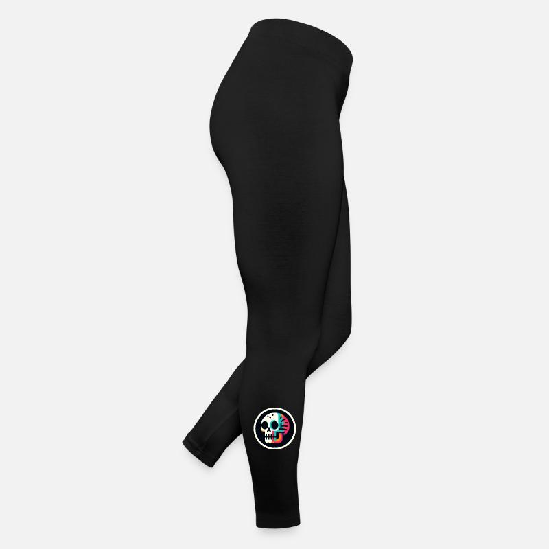 Skelett bunt Frauen Jersey Leggings