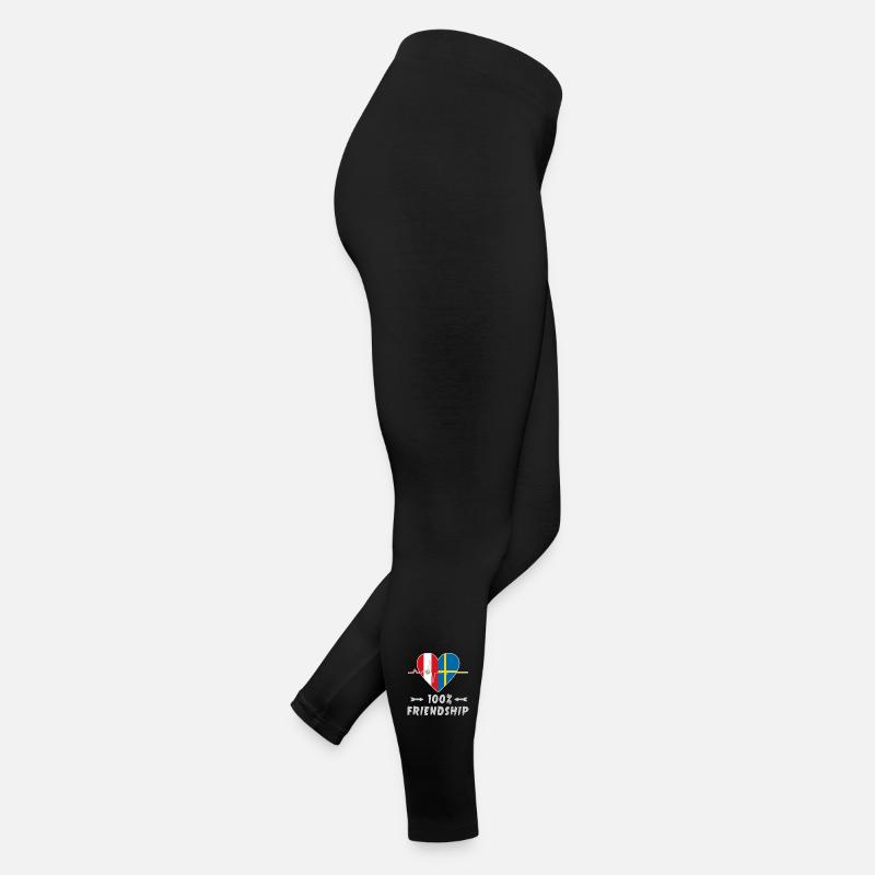 100 % amitié entre le Pérou et la Suède Legging en jersey Femme