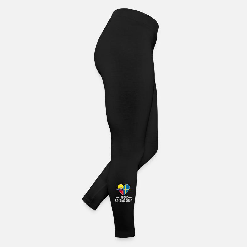 Ecuador and Sweden 100% friendship Women’s Jersey Leggings