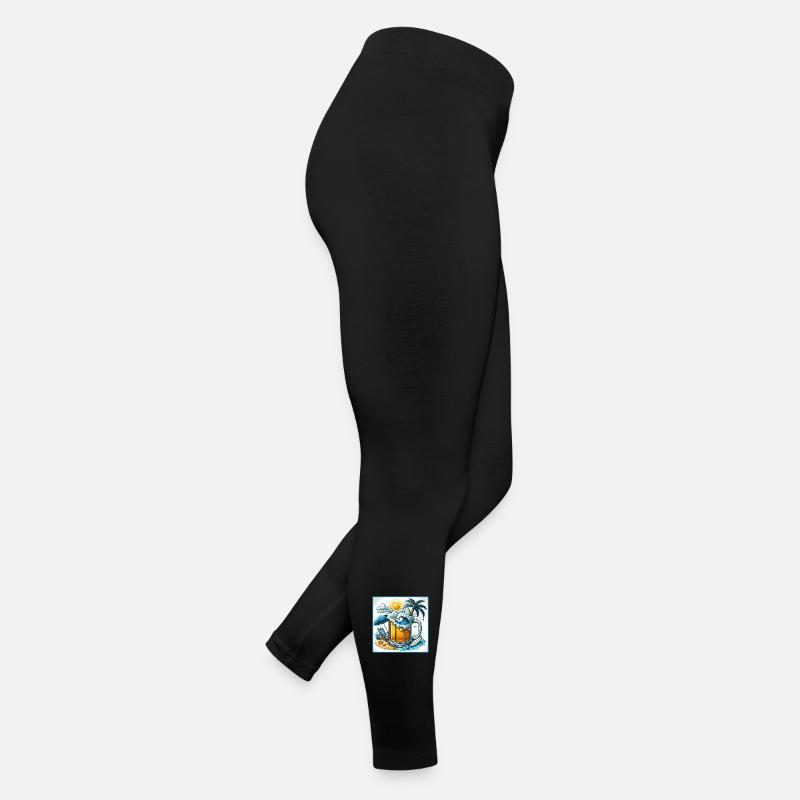 Bier & Strand – Der perfekte Urlaub Frauen Jersey Leggings