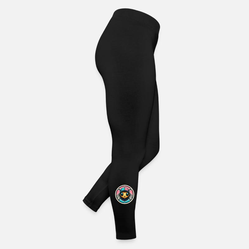 Bee with cap in pastel colors Women’s Jersey Leggings
