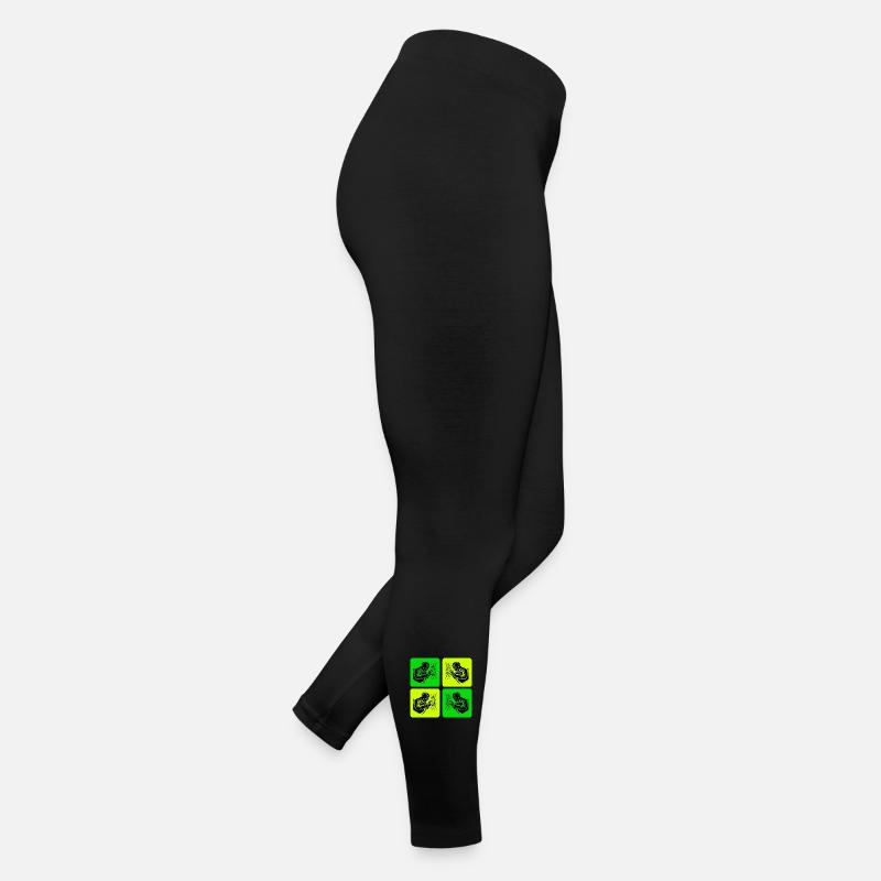 Soudeurs au style rétro Legging en jersey Femme