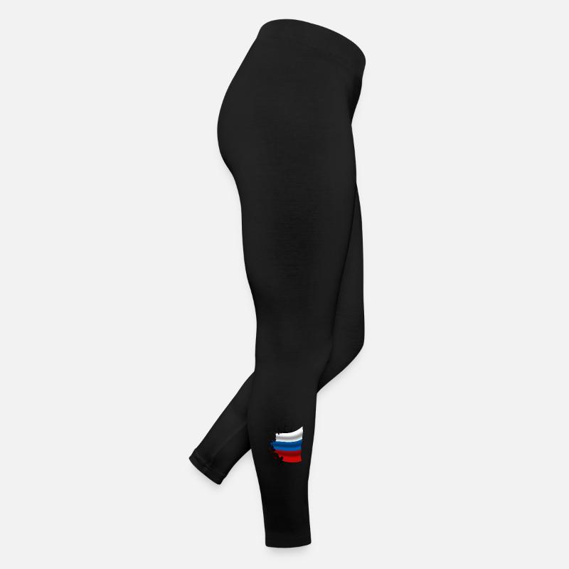 Drapeau de la Russie - Russie - Drapeau Broken Design Legging en jersey Femme