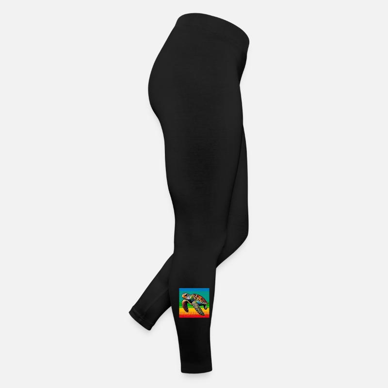 Schildkröte Frauen Jersey Leggings