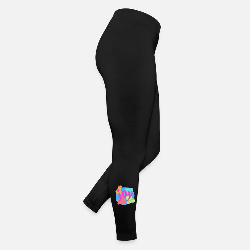 Expression vibrante de la joie dans le style pop art Legging en jersey Femme