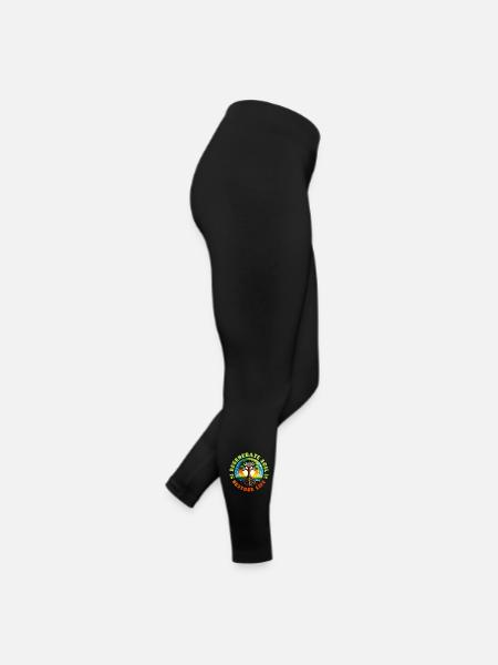 Lively tree representation for nature - Women’s Jersey Leggings - black - Right