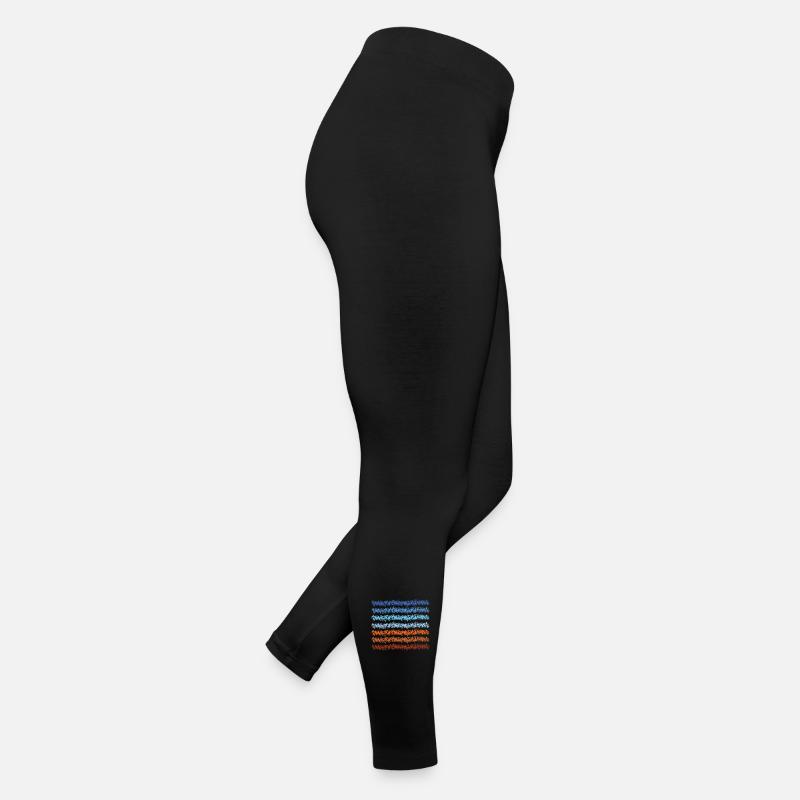 Abstract gradient lines design Women’s Jersey Leggings