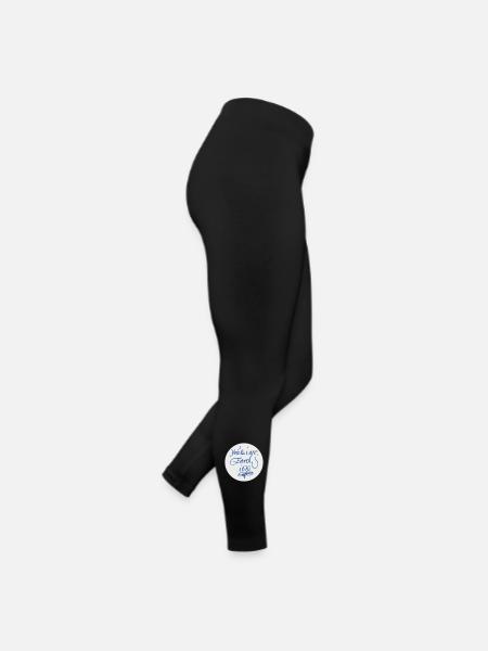 Vous et moi sommes la Terre 1661 - Legging en jersey Femme - noir - Droite