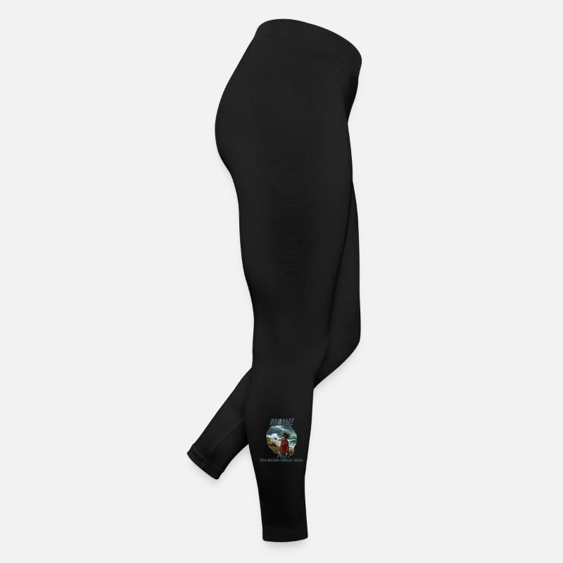 Moin inclusive coastal wind - Women’s Jersey Leggings - black