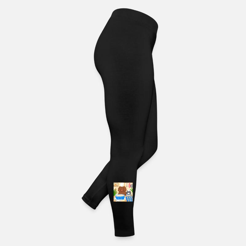 Illustration de boulanger mignon Legging en jersey Femme