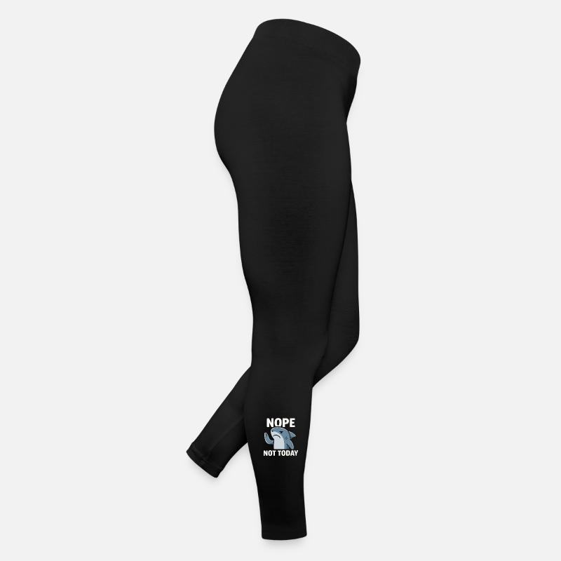 No Today Shark Meme Women’s Jersey Leggings