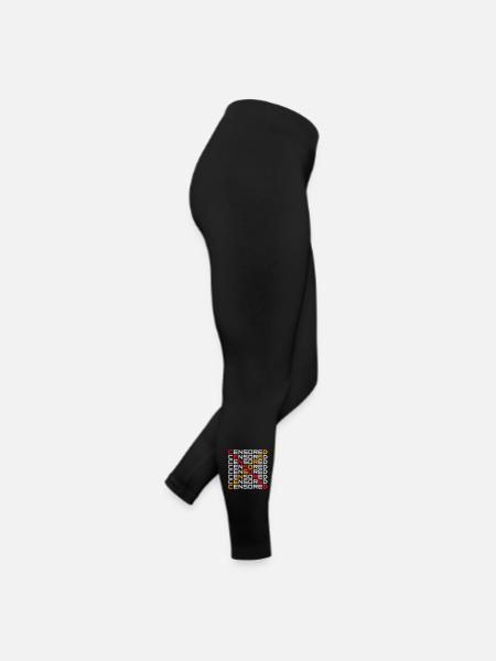 Censored Funny Statement Freedom Logo - Women’s Jersey Leggings - black - Right
