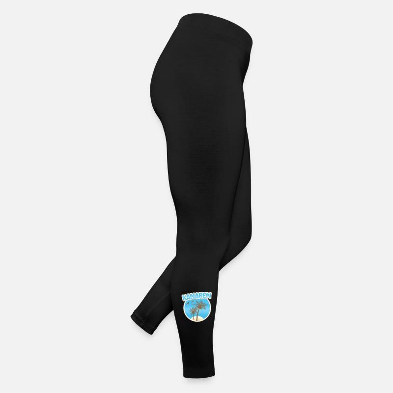 Logo de Palm Beach des îles Canaries Legging en jersey Femme