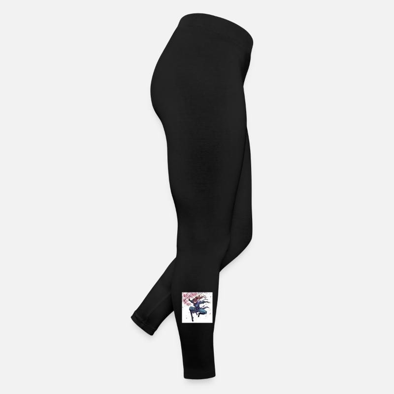 Kirschblüten Krieger Stil Frauen Jersey Leggings