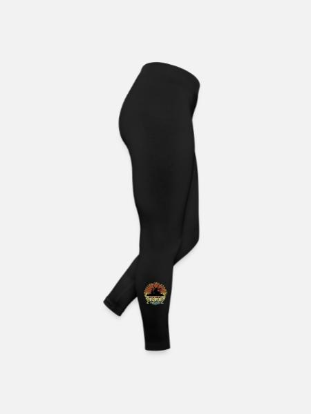 14. Geburtstag Rocking the crowd DRM 08/2012 - Frauen Jersey Leggings - Schwarz - Rechts