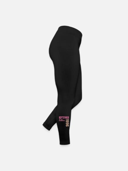 Anniversaire septembre 1996 - Legging en jersey Femme - noir - Droite