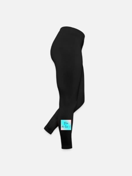 Fièr de toi - Legging en jersey Femme - noir - Droite