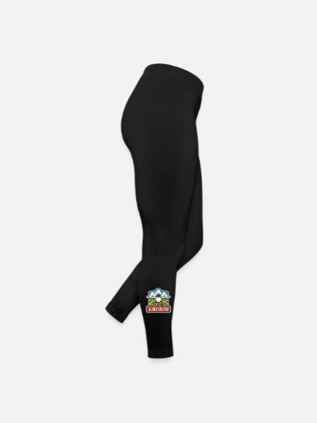 GLIDER GRID DAY - Women’s Jersey Leggings - black - Right