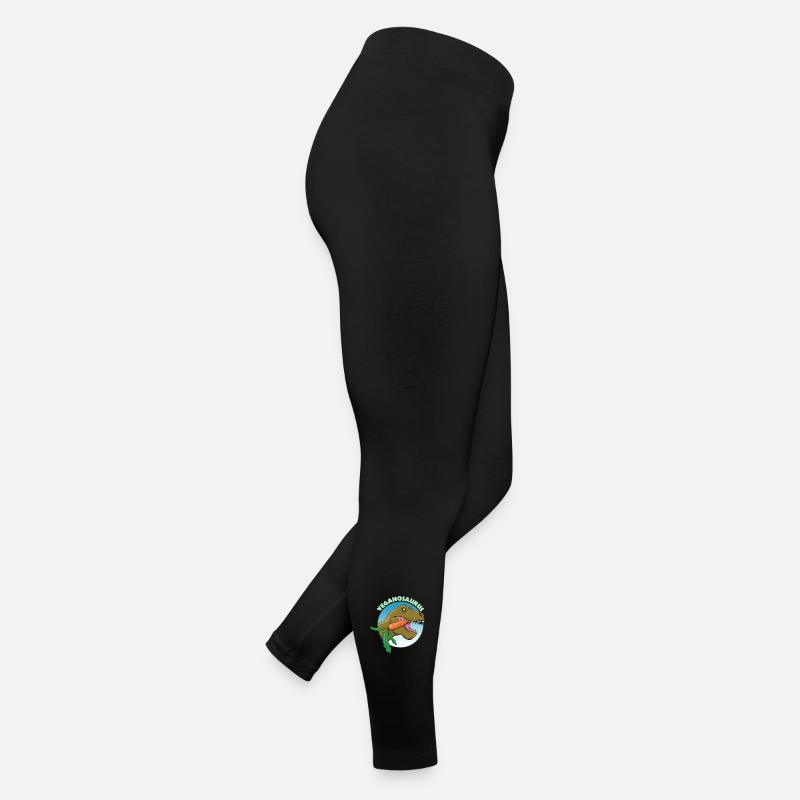 Veganer Dinosaurier Frauen Jersey Leggings