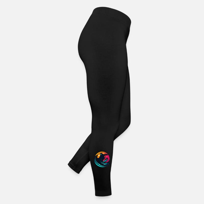Grafische Leidenschaft eines Snowboarders Frauen Jersey Leggings